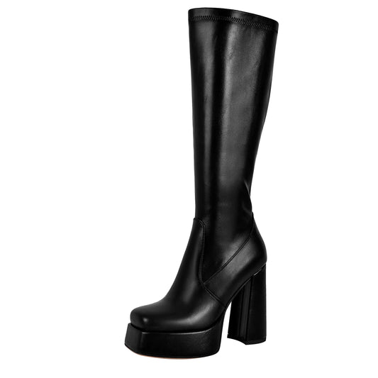 Coco Platform Knee High Boots