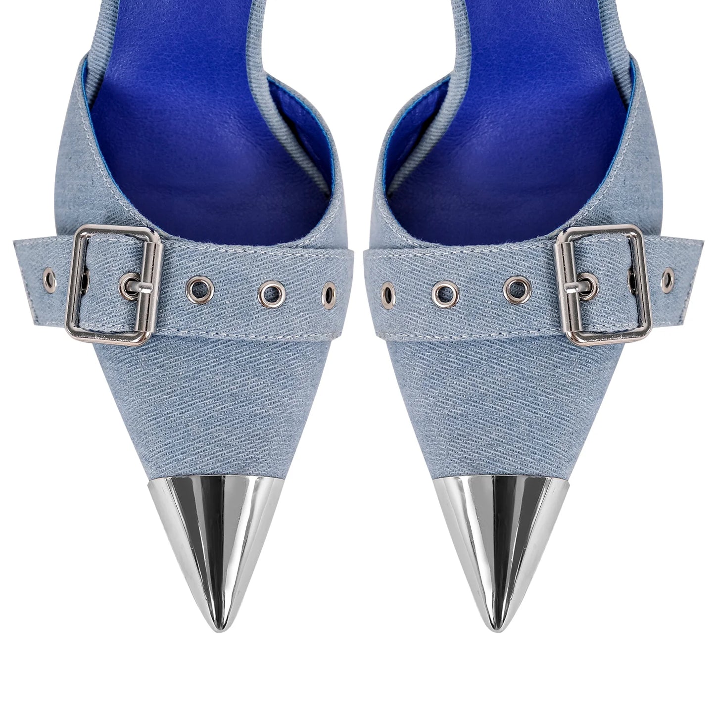 Kai Metal Cap Pointed Toe Pumps