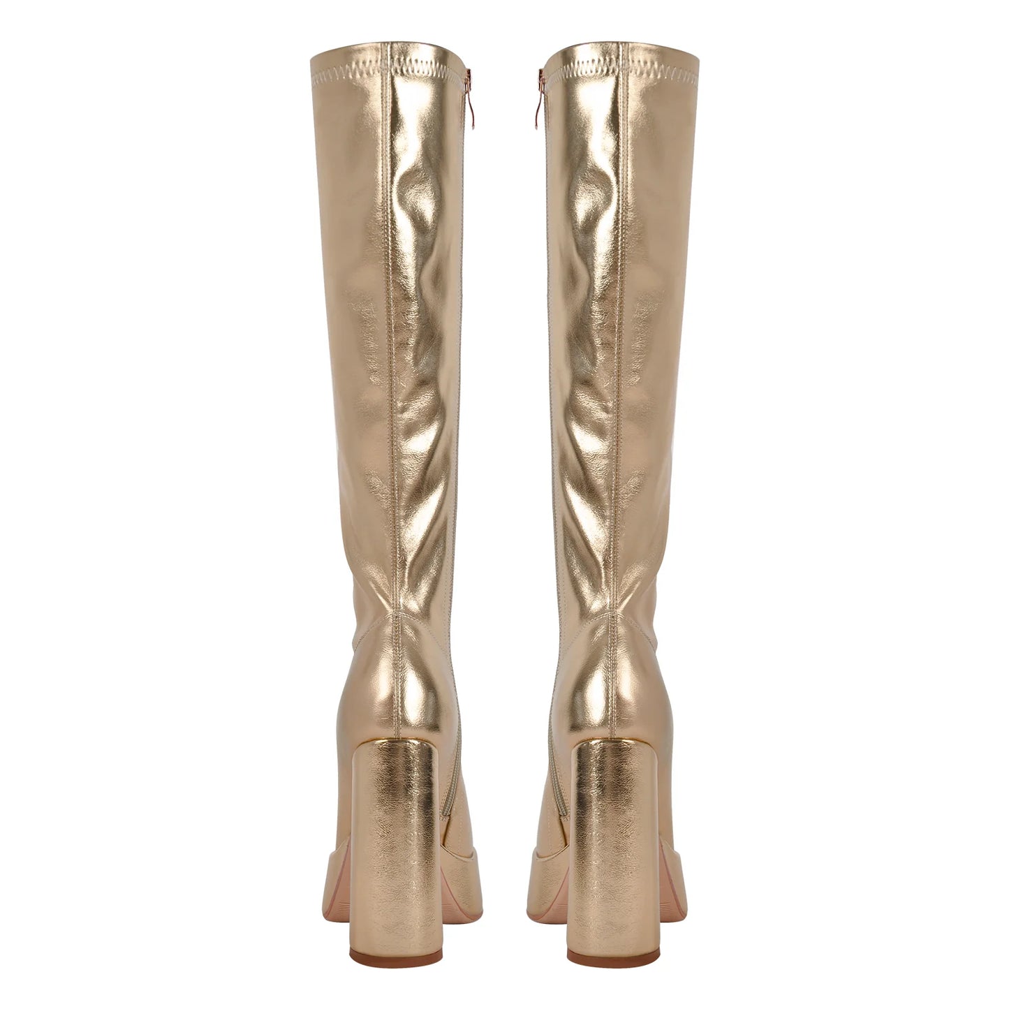 Foxy Platform Knee High GoGo Boots